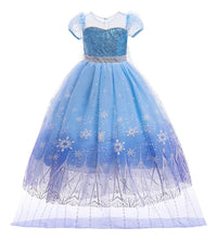 Vestido De Disfraz De Princesa De Elsa De Frozen