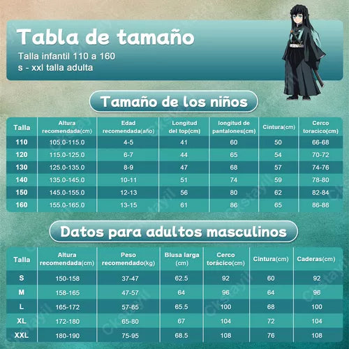 Guía de tallas