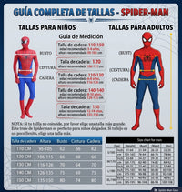 DISFRAZ DE SPIDER-MAN PARA NIÑOS Y ADULTOS